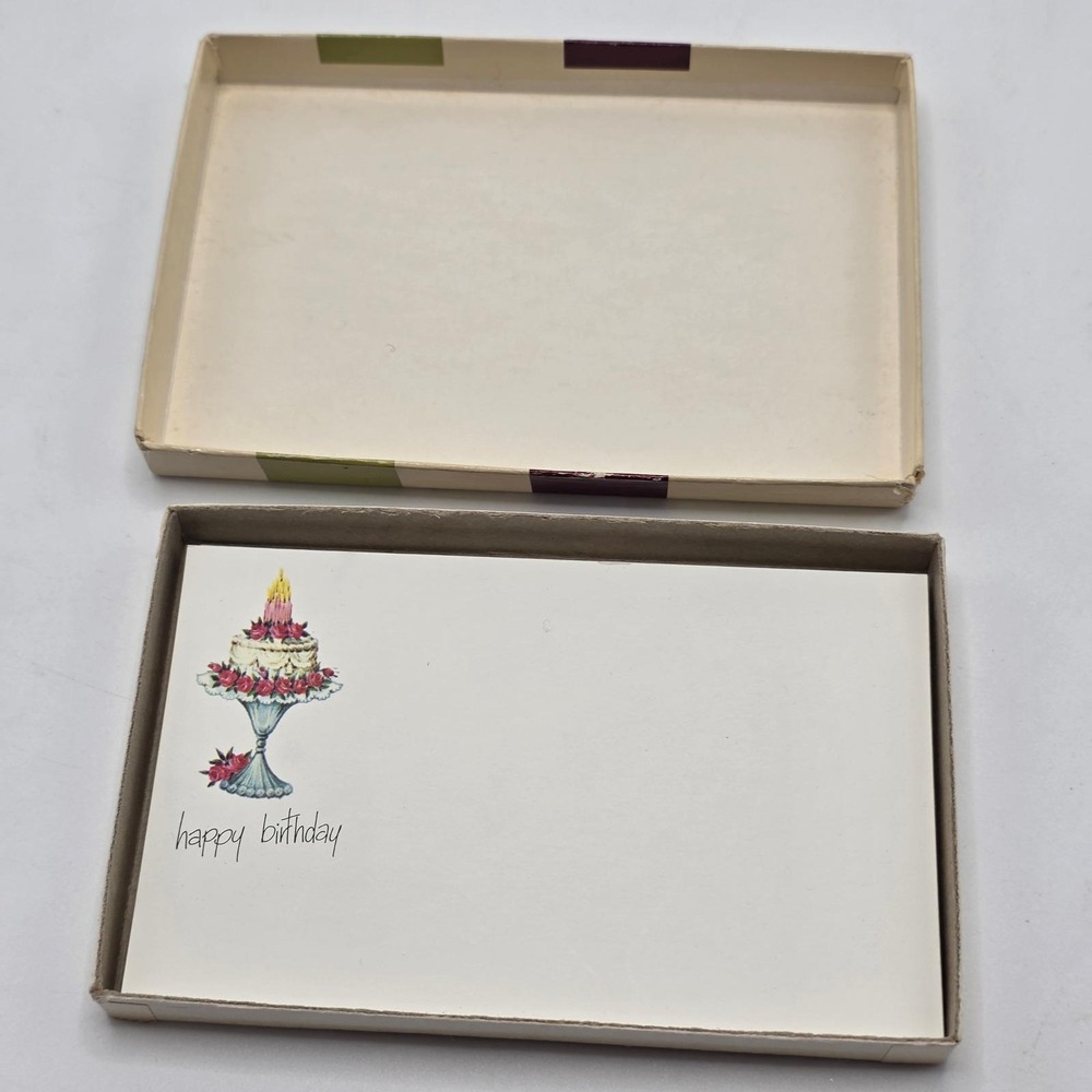Vintage Greeting Cards‎ 16ct Multicolor Retro Floral Stationery